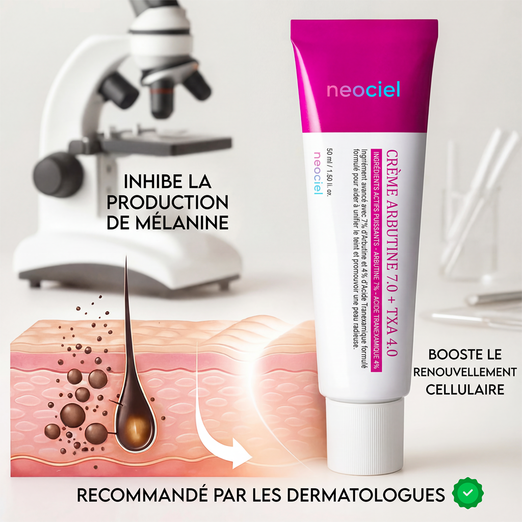 Neociel™ Crème réparatrice Arbutine 7% + Acide Tranexamique 4%