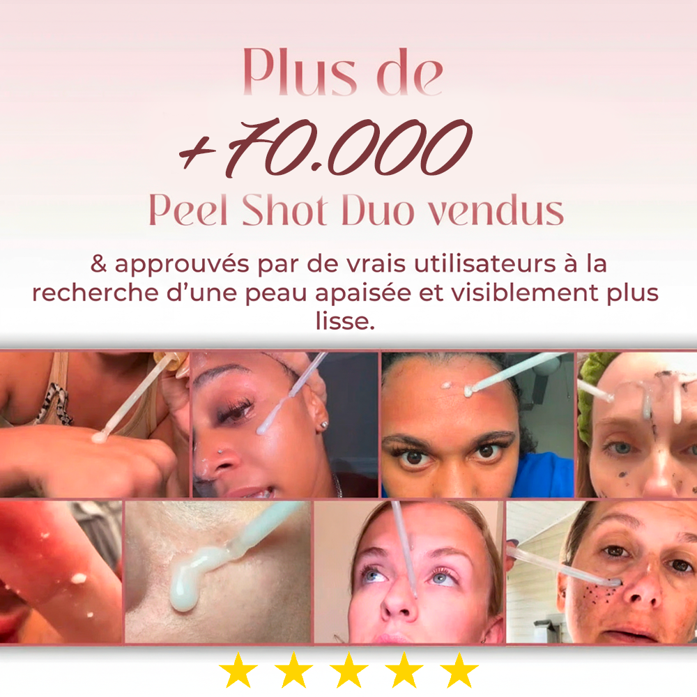 Peel Shot Exfoliant au Riz Blanc & Noir : L'Effaceur d'Impuretés