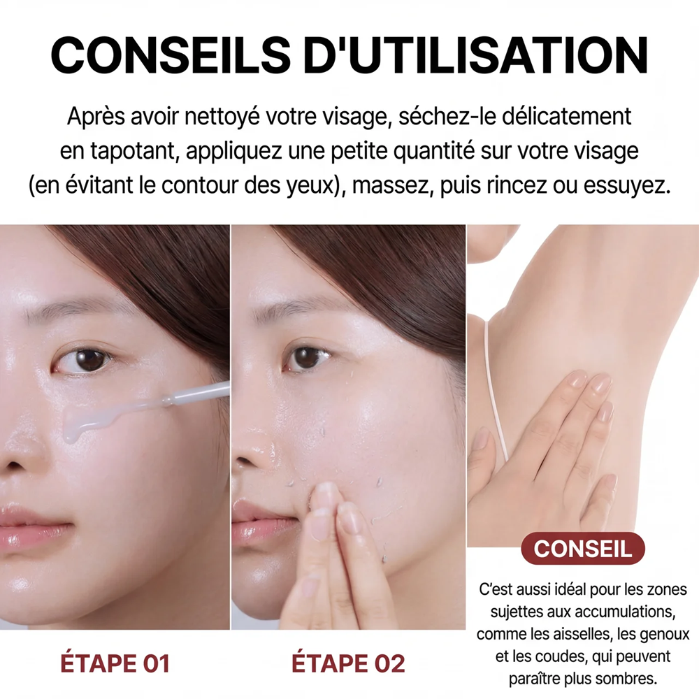 Peel Shot Exfoliant au Riz Blanc & Noir : L'Effaceur d'Impuretés