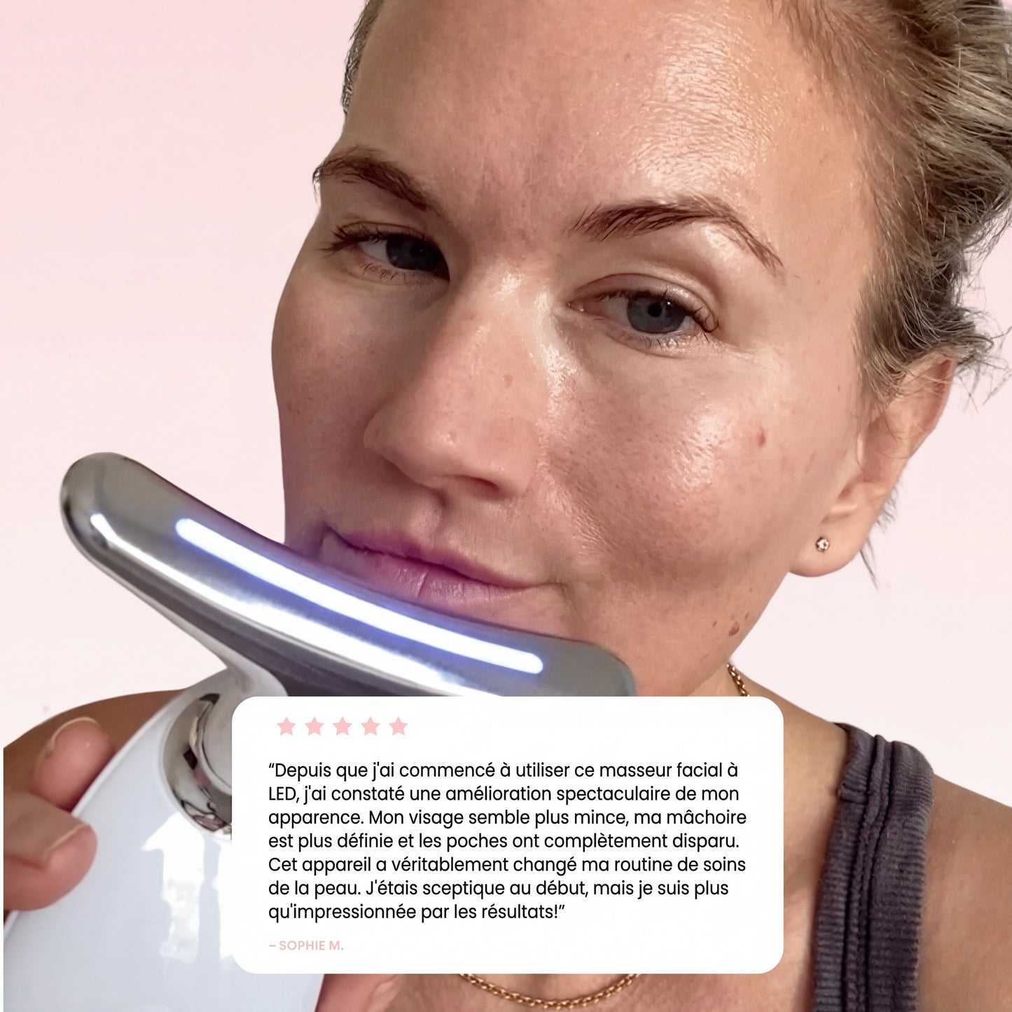 Sculpteur facial V-Shape LED 7-en-1