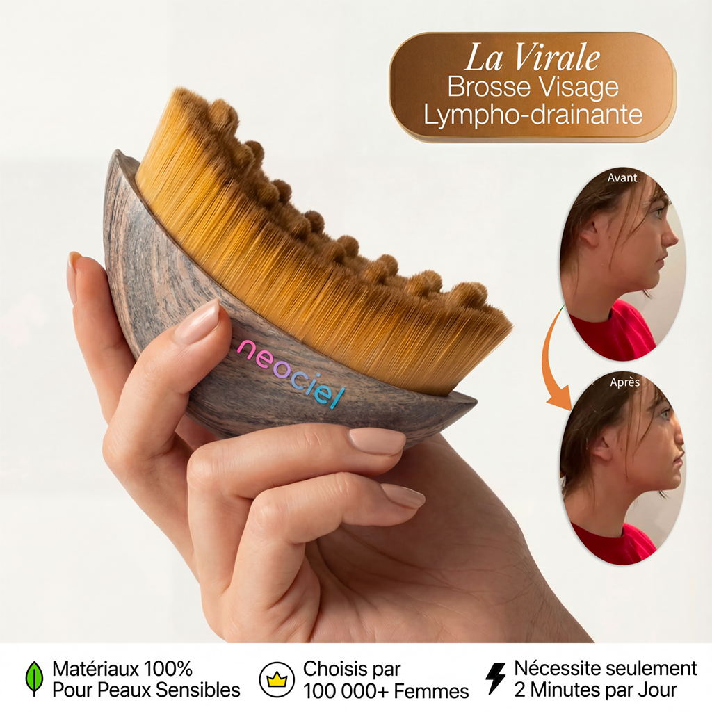 Brosse Visage Liftante – Effet Sculptant & lympho-drainant