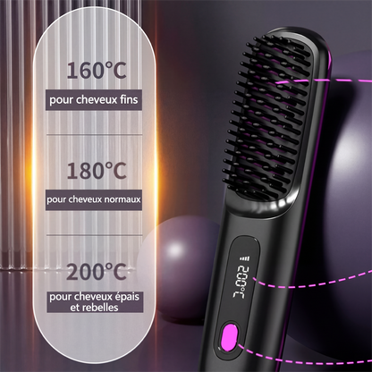 La PREMIÈRE brosse de coiffage intelligente pour Cheveux Courts