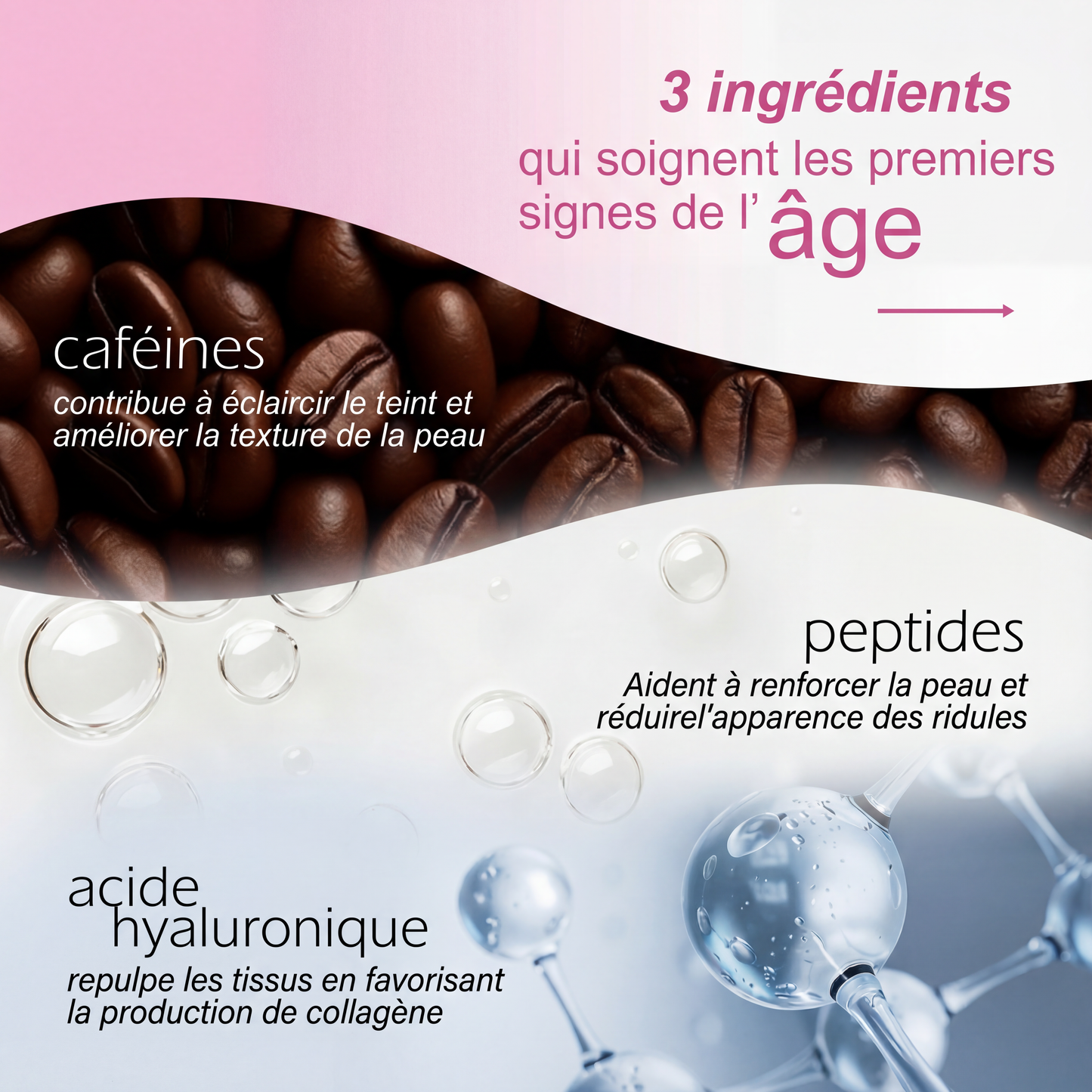 Neociel™ Soin contour des yeux 2 en 1 : crème + technologie LED rouge