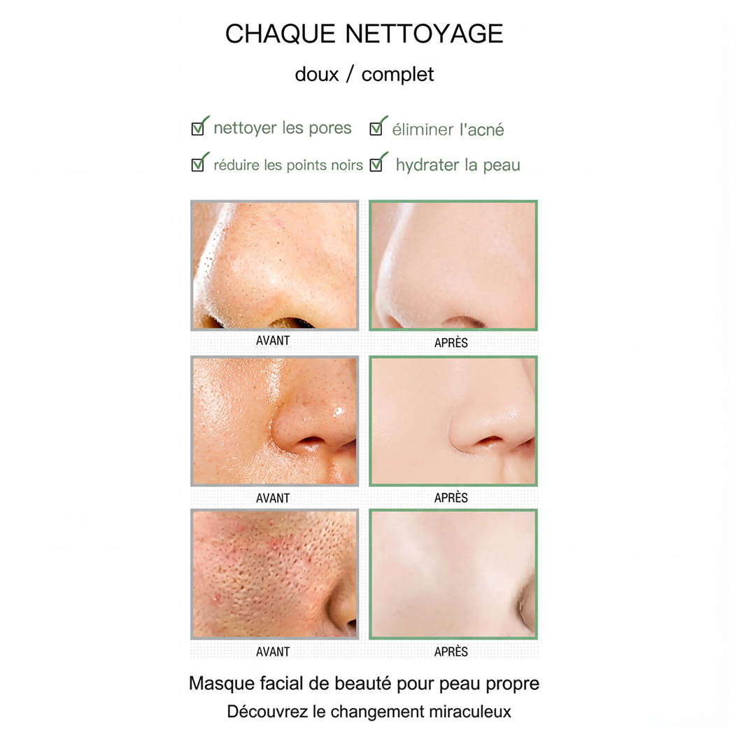 Stick Détox "Peau Nette" – Masque Solide au Thé Vert