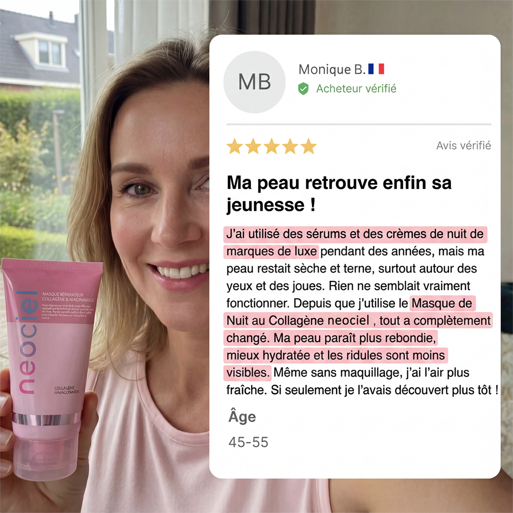 Masque Traitement Régénérant au Collagène + Niacinamide