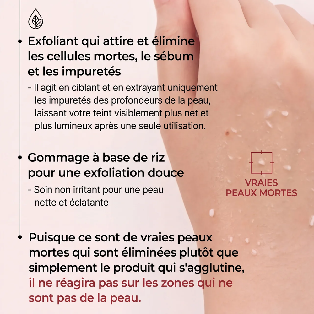 Peel Shot Exfoliant au Riz Blanc & Noir : L'Effaceur d'Impuretés