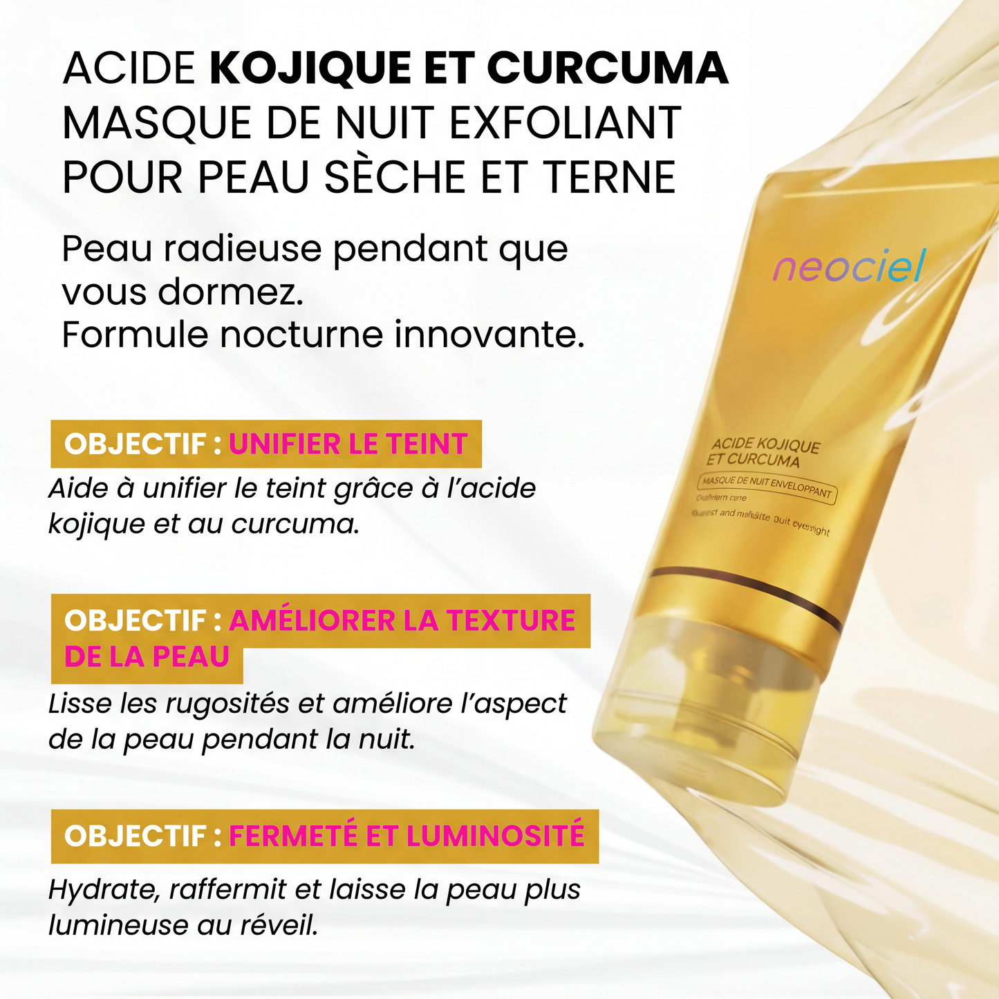 Le Secret de Jeunesse Coréen : Masque de Nuit Éclat Intense & Teint Parfait